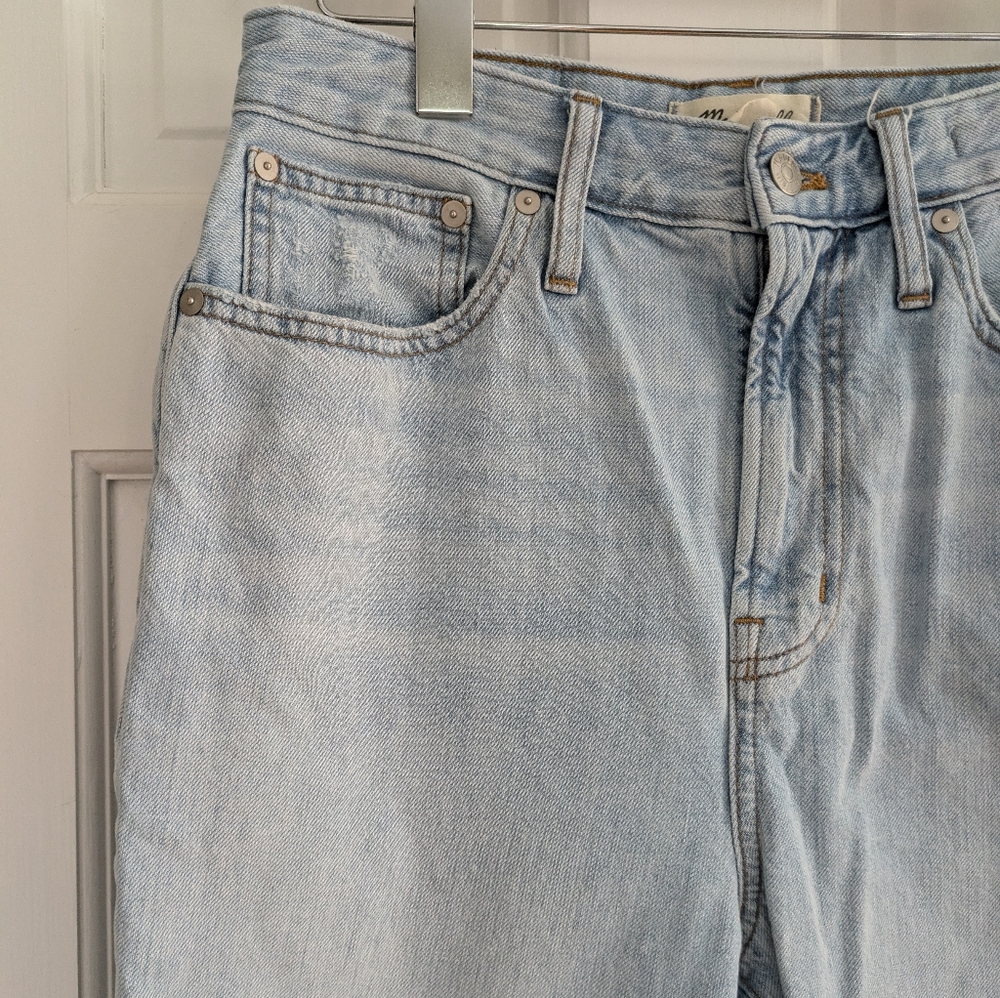 Madewell curvy perfect jean high rise light wash size 28 - Picture 8 of 12